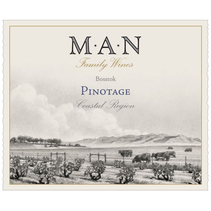 MAN Family Wines Pinotage 2014 Front Label