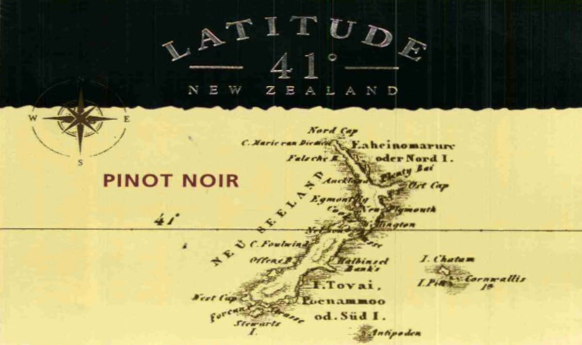 Goose Bay Spencer Hill Latitude 41 Pinot Gris 2008 Front Label