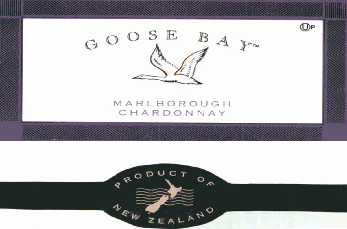 Goose Bay Chardonnay 2007 Front Label