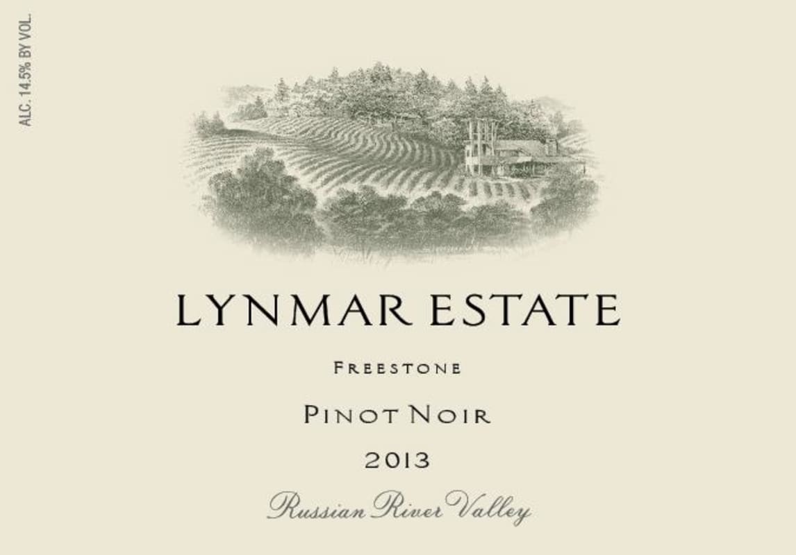 Lynmar Winery Freestone Pinot Noir 2013 Front Label