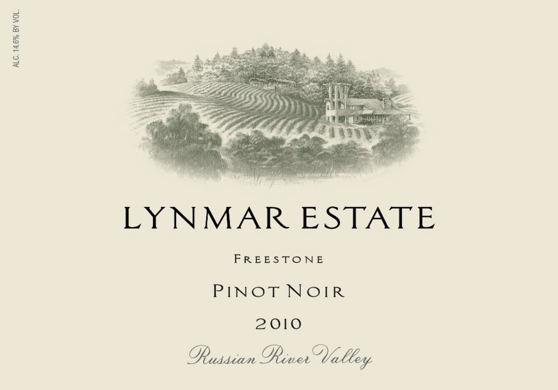 Lynmar Winery Freestone Pinot Noir 2010 Front Label