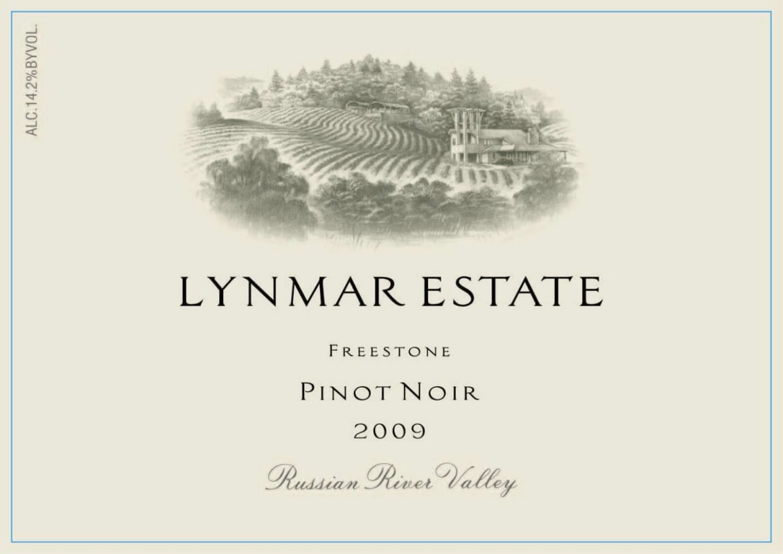 Lynmar Winery Freestone Pinot Noir 2009 Front Label