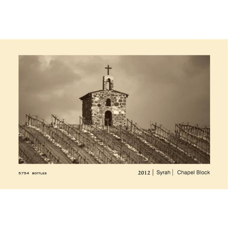 Owen Roe Chapel Block Red Willow Vineyard Syrah 2012 Front Label