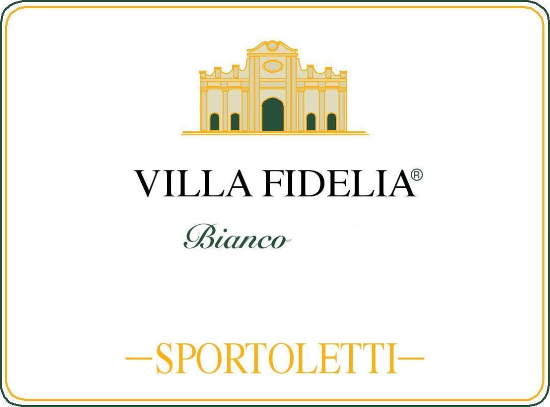 Sportoletti Villa Fidelia Bianco 2013 Front Label