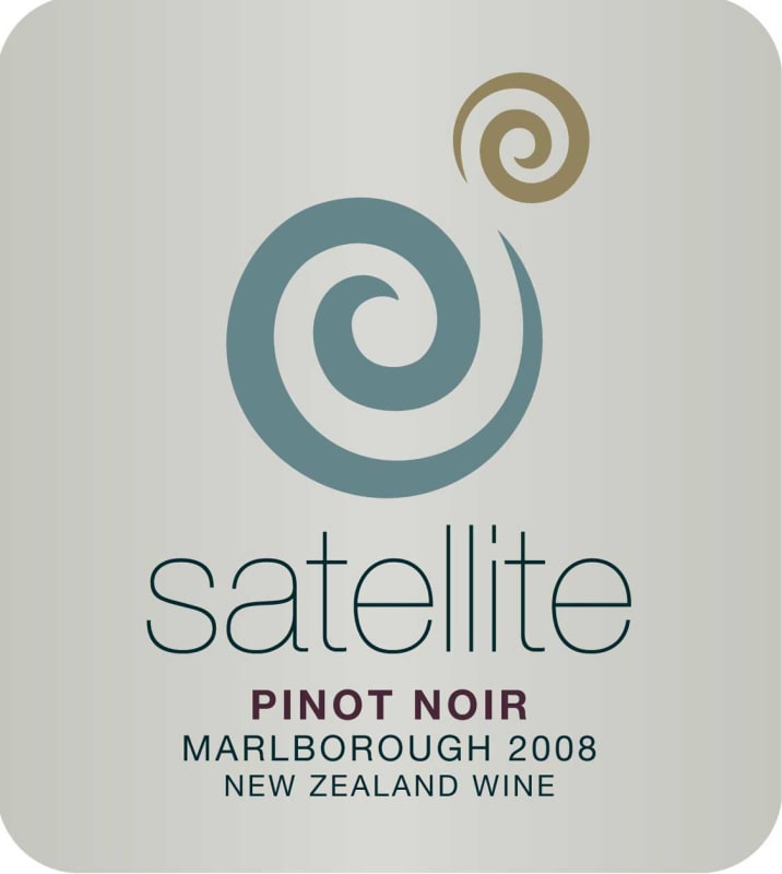 Spy Valley Satellite Pinot Noir 2008 Front Label