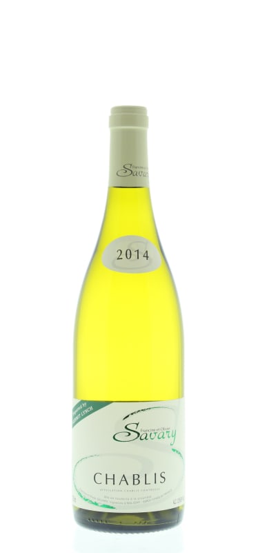 Famille Savary Chablis 2014 Front Bottle Shot