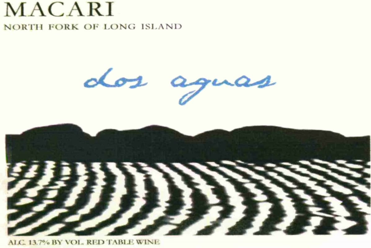 Macari Dos Aguas 2010 Front Label