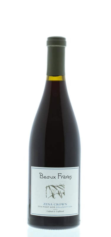 Beaux Freres Zena Crown Pinot Noir 2014 Front Bottle Shot