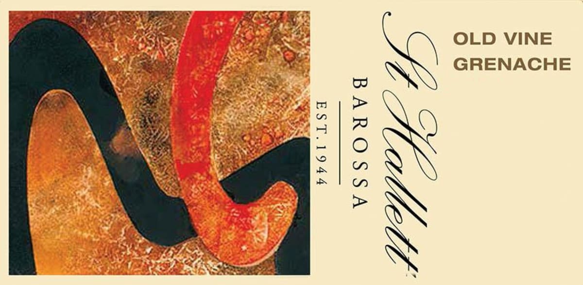 St Hallett Door Release Old Vine Grenache 2015 Front Label