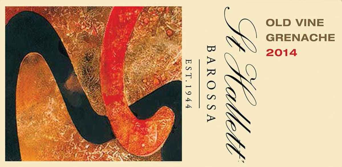 St Hallett Door Release Old Vine Grenache 2014 Front Label