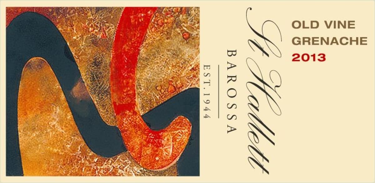 St Hallett Door Release Old Vine Grenache 2013 Front Label