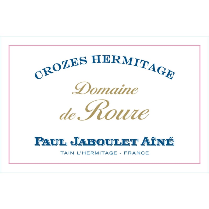 Jaboulet Crozes Hermitage Domaine de Roure 2013 Front Label