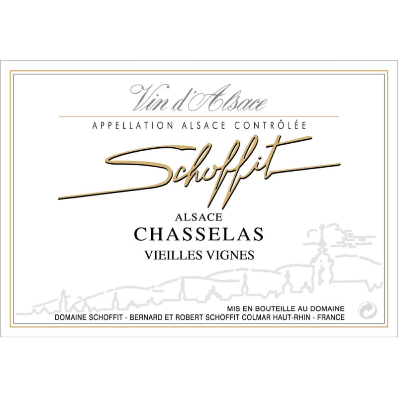Domaine Schoffit Chasselas Vieilles Vignes 2012 Front Label