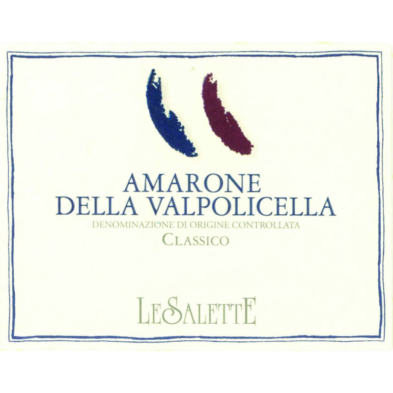Le Salette Amarone Classico 2012 Front Label
