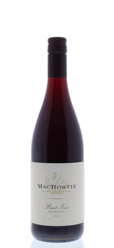 MacRostie Sonoma Coast Pinot Noir 2013 Front Bottle Shot