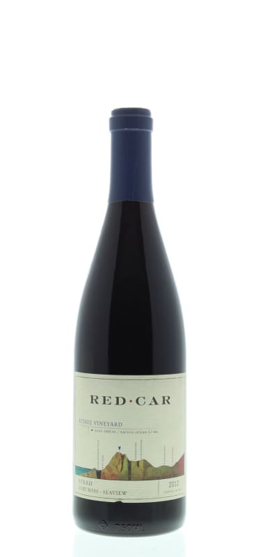 Red Car Estate Vineyard Syrah 2012 Front Bottle Shot