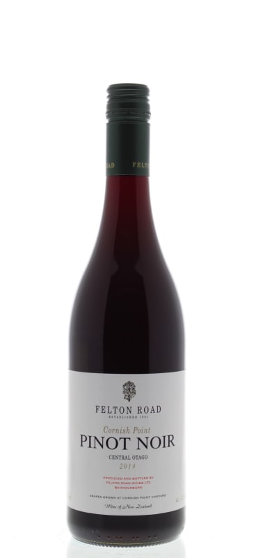 Felton Road Cornish Point Pinot Noir 2014 Front Bottle Shot