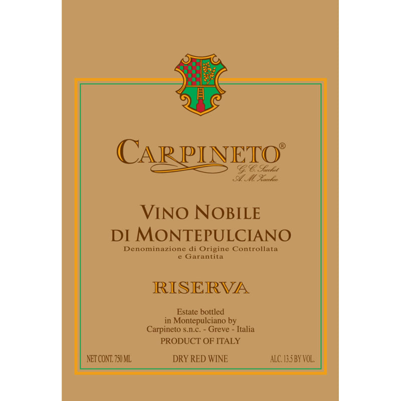 Carpineto Vino Nobile di Montepulciano Riserva 2011 Front Label