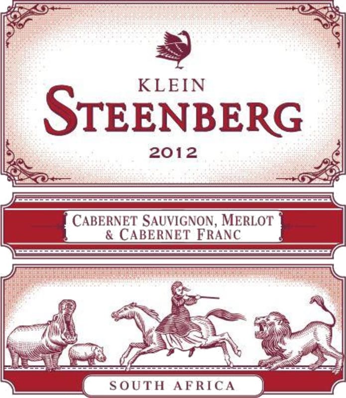 Steenberg Merlot Cabernet Sauvignon Cabernet Franc 2012 Front Label