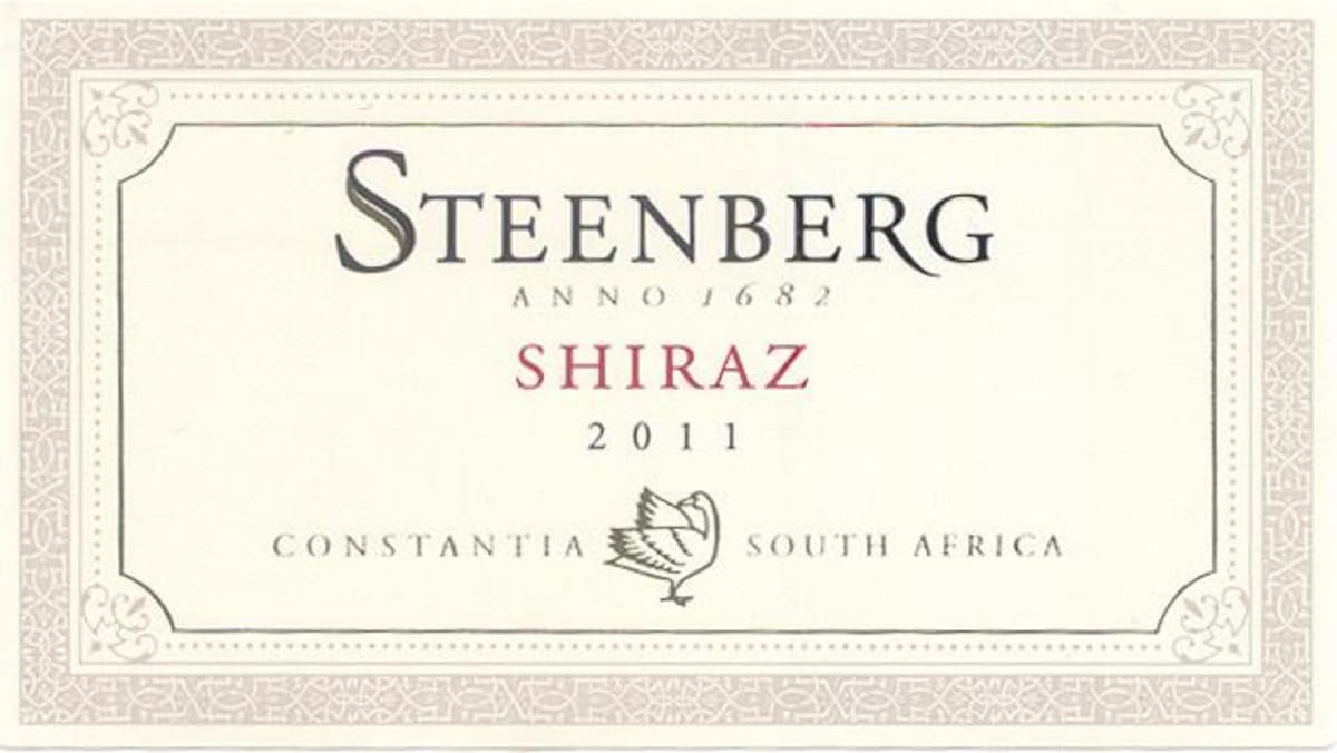 Steenberg Shiraz 2011 Front Label