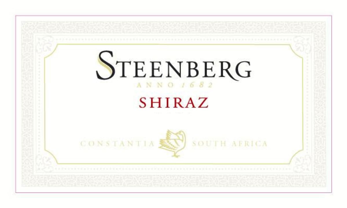 Steenberg Shiraz 2010 Front Label