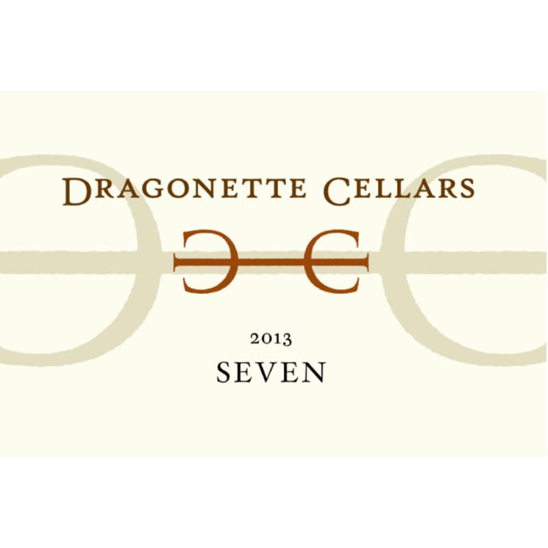 Dragonette Cellars Seven Syrah 2013 Front Label
