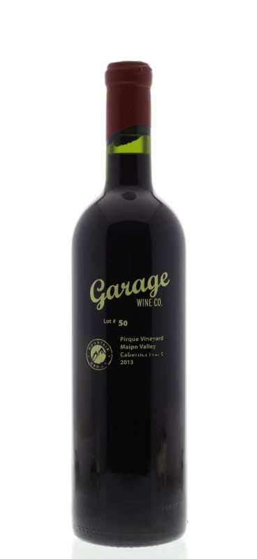 Garage Wine Co. Cabernet Sauvignon 2013 Front Bottle Shot