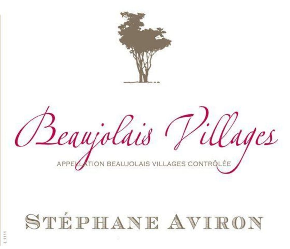 Stephane Aviron Beaujolais Villages 2012 Front Label