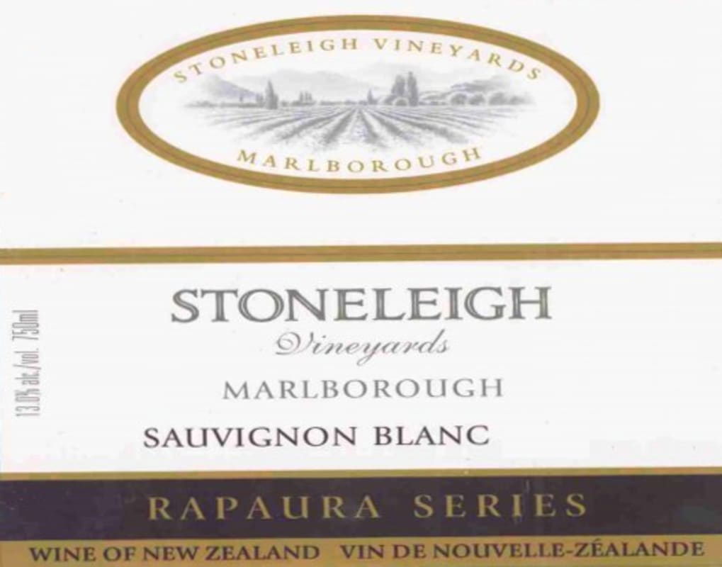 Stoneleigh Rapaura Series Sauvignon Blanc 2012 Front Label