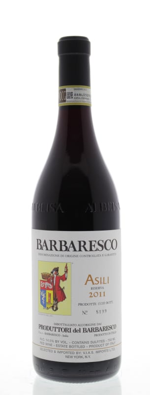 Produttori del Barbaresco Barbaresco Asili Riserva 2011 Front Bottle Shot