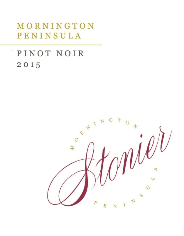 Stonier Pinot Noir 2015 Front Label