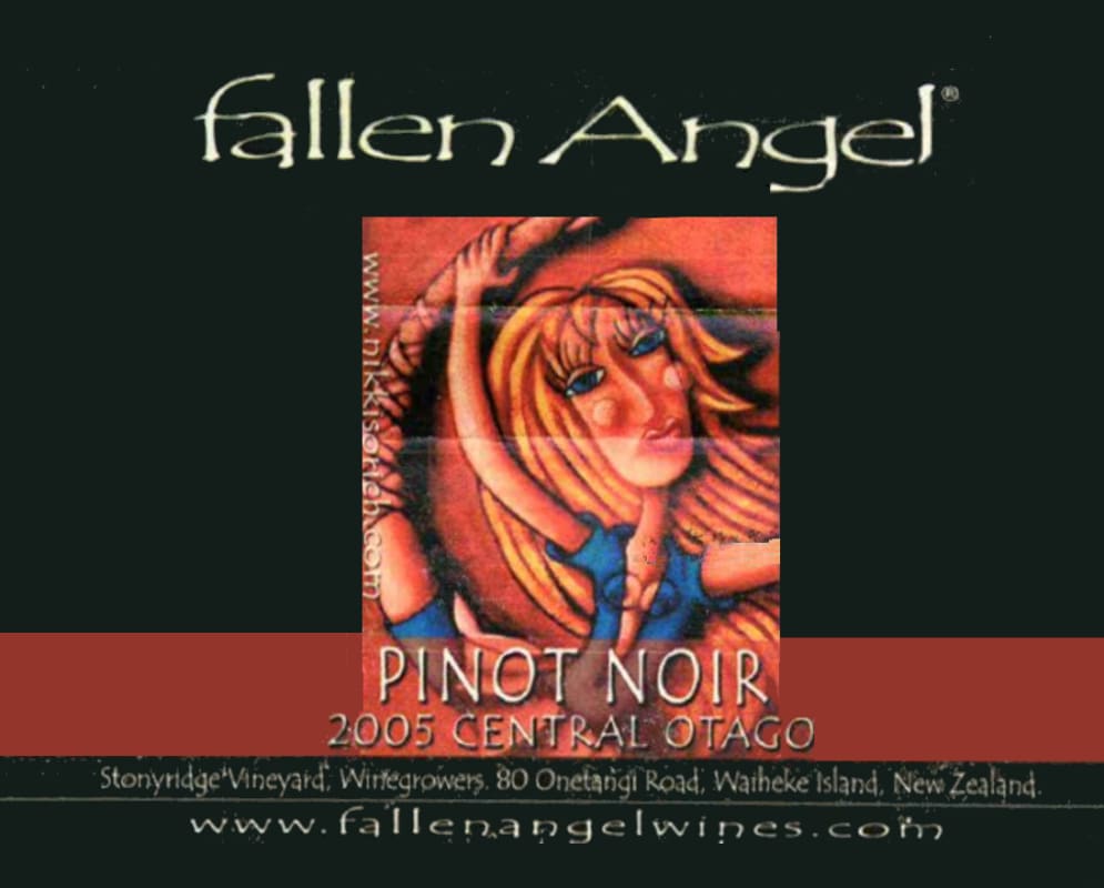 Stonyridge Fallen Angel Pinot Noir 2005 Front Label