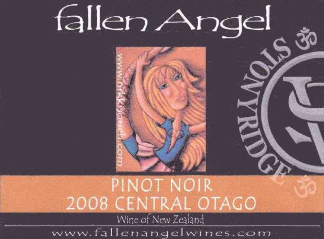 Stonyridge Fallen Angel Pinot Noir 2008 Front Label