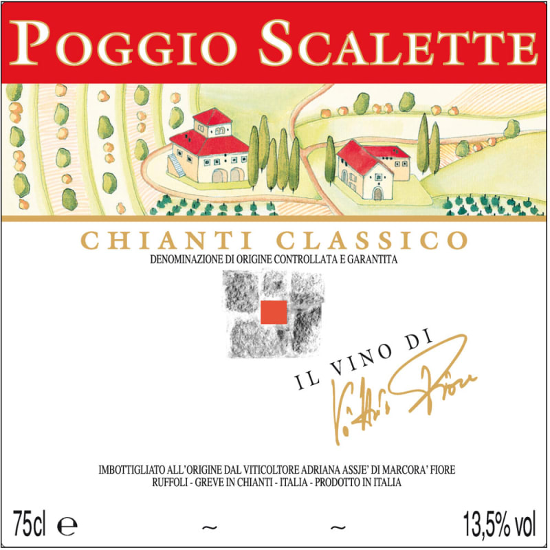 Poggio Scalette Chianti Classico 2012 Front Label