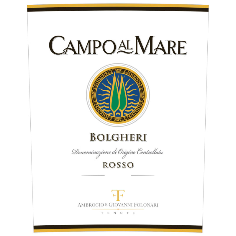 Campo Al Mare 2013 Front Label