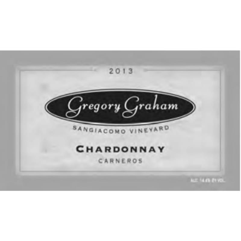 Gregory Graham Sangiacomo Vineyard Chardonnay 2013 Front Label