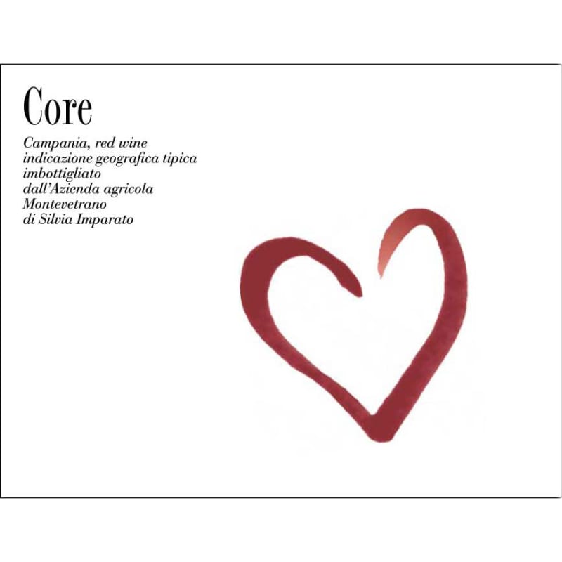Montevetrano Core Aglianico 2013 Front Label