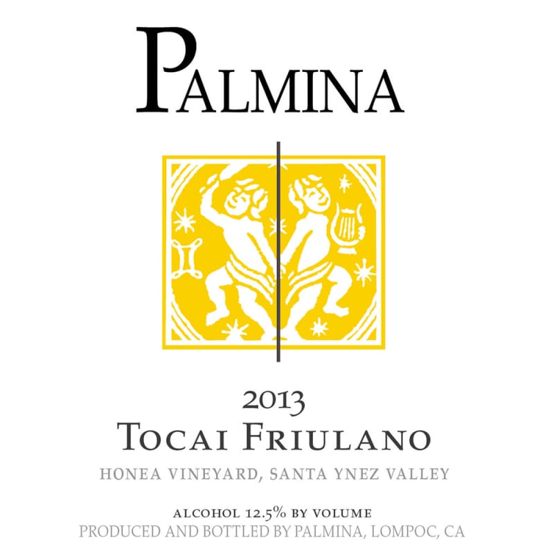 Palmina Honea Vineyard Tocai Friulano 2013 Front Label