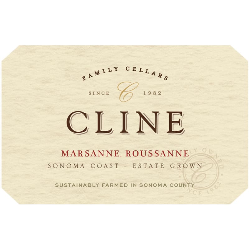 Cline Marsanne Roussanne 2015 Front Label