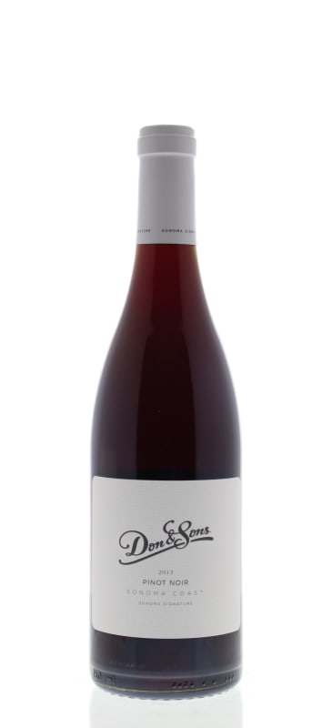 Don & Sons Sonoma Coast Pinot Noir 2013 Front Bottle Shot