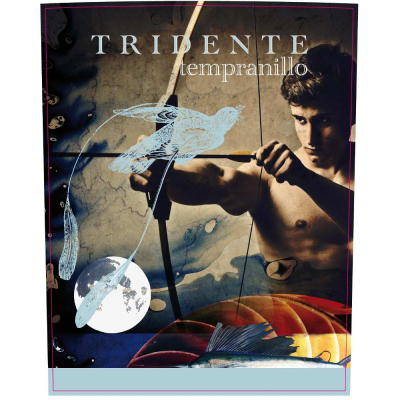 Tridente Tempranillo 2014 Front Label