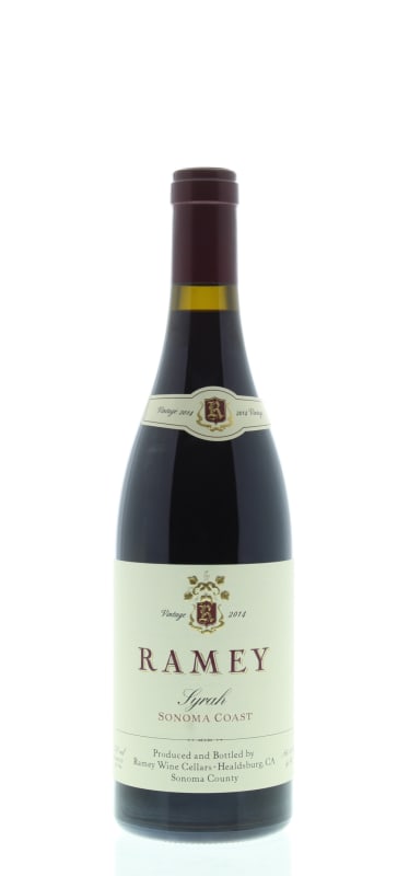 Ramey Sonoma Coast Syrah 2014 Front Bottle Shot