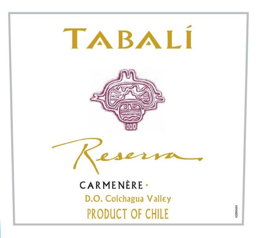 Tabali Reserva Carmenere 2011 Front Label