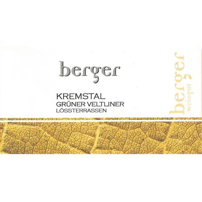 Berger Kremstal Lossterrassen Gruner Veltliner 2014 Front Label