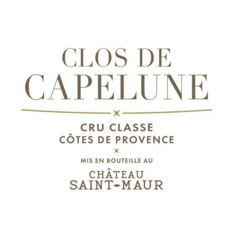 Chateau Saint Maur Clos de Capelune Rose 2015 Front Label