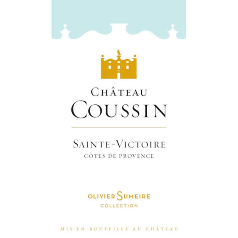 Famille Sumeire Chateau Coussin Sainte Victoire Rose 2015 Front Label