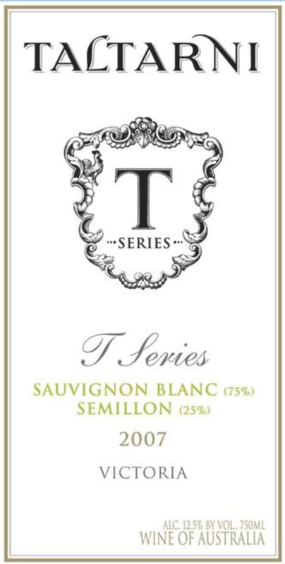 Taltarni T Series Sauvignon Blanc Semillon 2007 Front Label