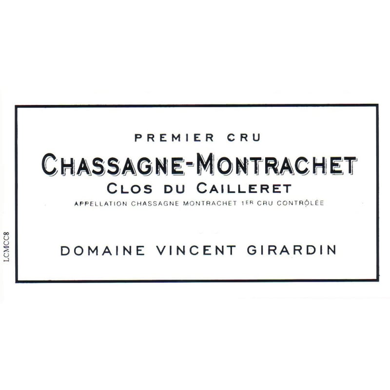 Vincent Girardin Chassagne-Montrachet Premier Cru Clos du Cailleret 2010 Front Label
