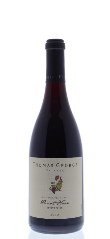 Thomas George Estate Pinot Noir 2012 Front Bottle Shot