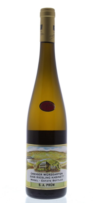 S.A. Prum Urziger Wurzgarten Riesling Kabinett 2006 Front Bottle Shot
